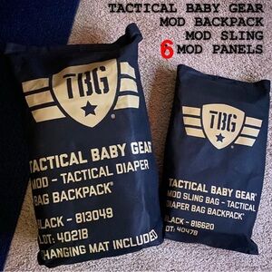 Diaper Bag Bundle - TBG MOD Backpack, Sling Bag, 6 Panels, & 2 Changing Pads